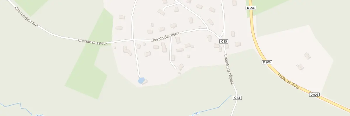 Plan du 5429 Les Charbonniers à Paslières