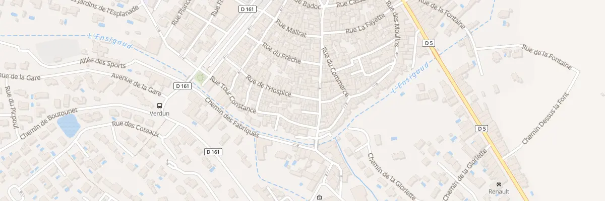 Plan du 7 Rue de l’Hospice à Montagnac