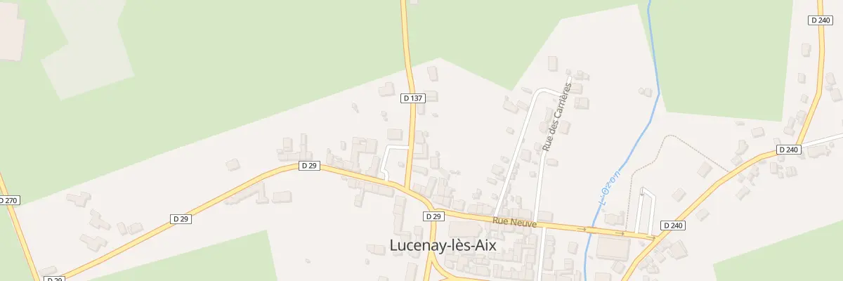 Plan du 6 Rte de Cossaye à Lucenay-lès-Aix