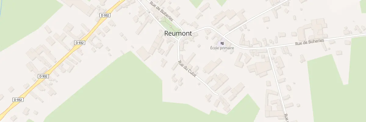 Plan du 2B Rue du Culot à Reumont
