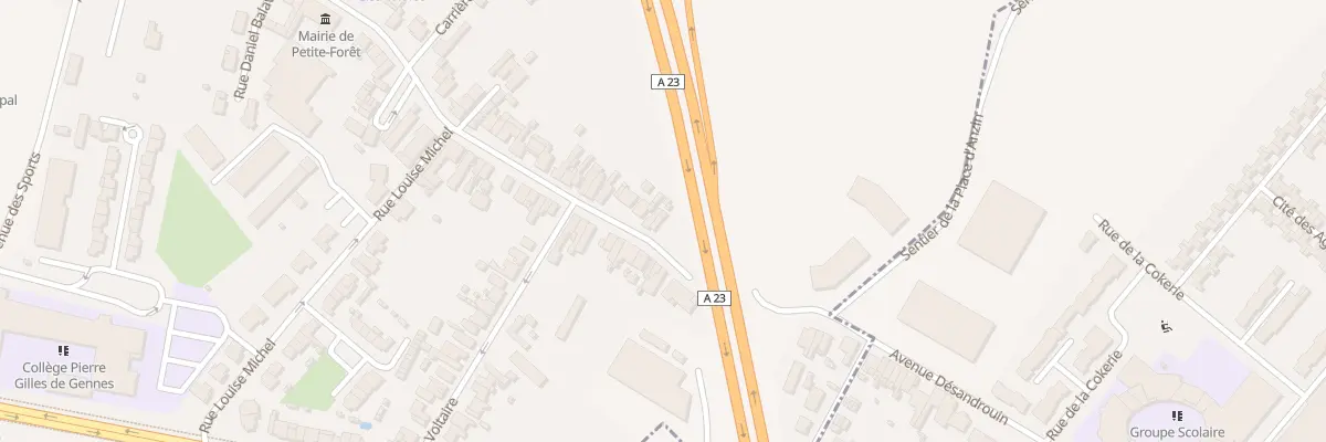 Plan du 141 Rue Jean Jaures à Petite-Forêt