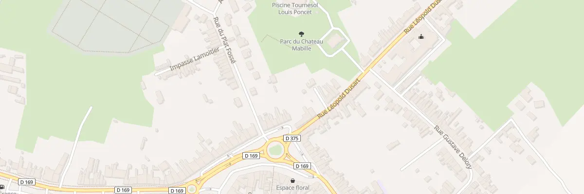 Plan du 22 Grand-place à Raismes