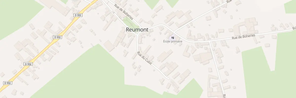 Plan du 4 Rue du Culot à Reumont