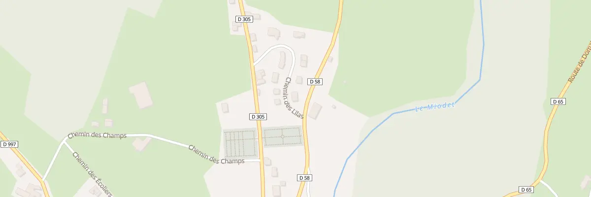 Plan du 2 Chem des Lilas à Saint-Dier-d’Auvergne