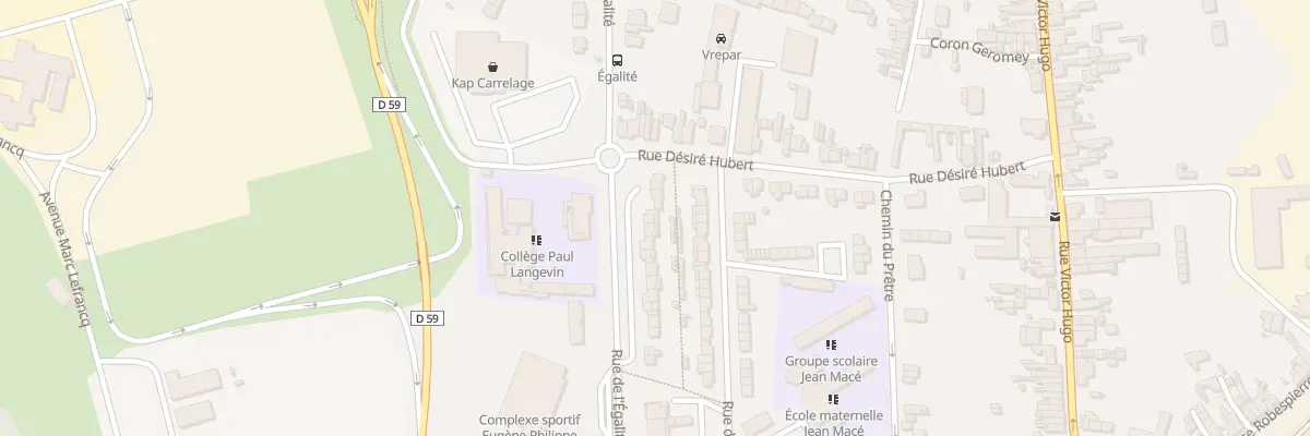 Plan du 94 Rue de l’Egalite à Trith-Saint-Léger