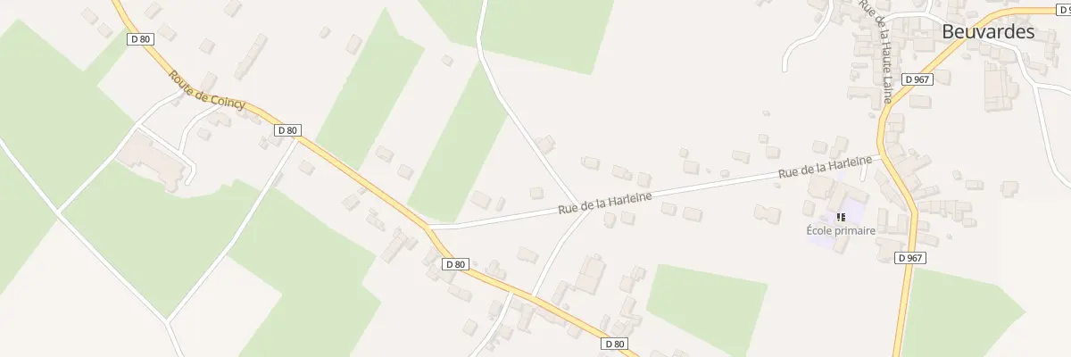 Plan du 20 Rue de la Harleine à Belleau