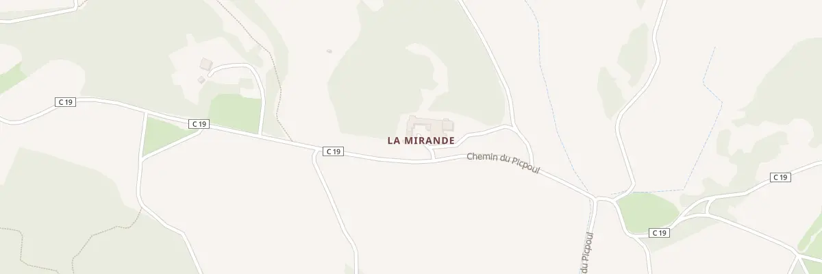 Plan du 5608 Domaine de la Mirande à Castelnau-de-Guers