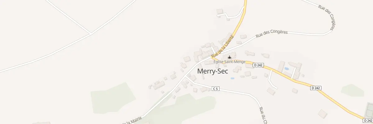 Plan du 42 Rue de la Liberté à Merry-Sec