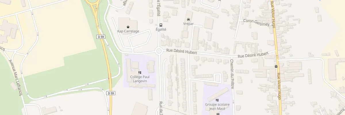 Plan du 98 Rue de l’Egalite à Trith-Saint-Léger