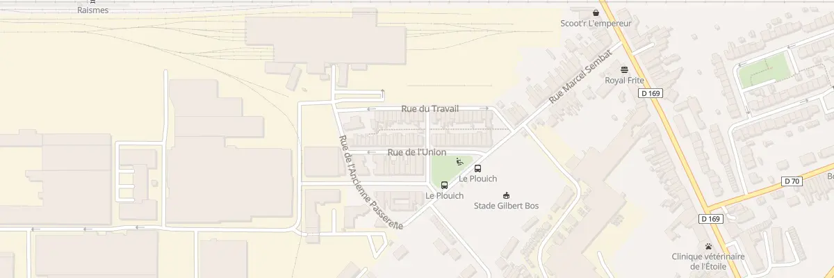 Plan du 15 Rue de l’Union à Raismes
