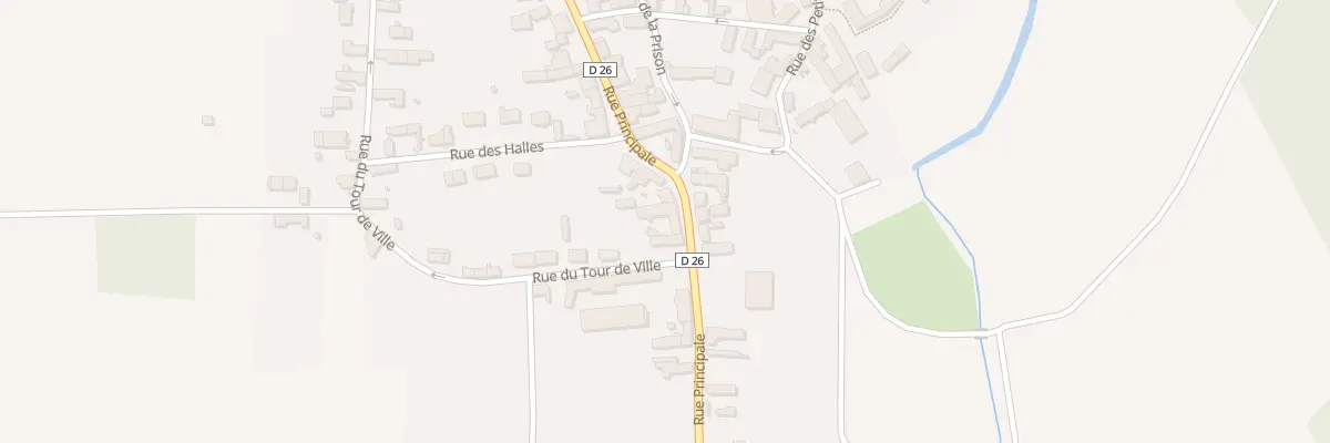Plan du 13 Rue Principale à Nouvion-et-Catillon