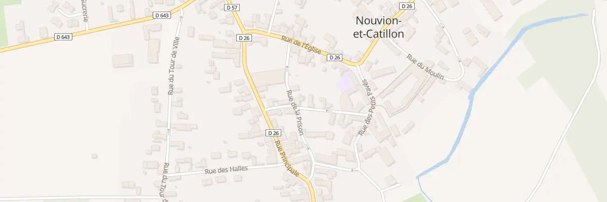 Plan du 5 Rue du Puits Bénit à Nouvion-et-Catillon