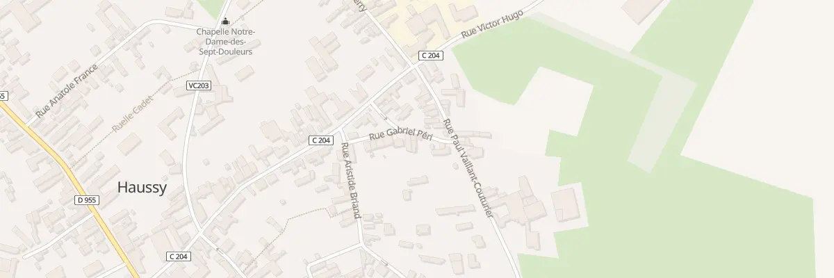Plan du 8 Rue Gabriel Peri à Haussy