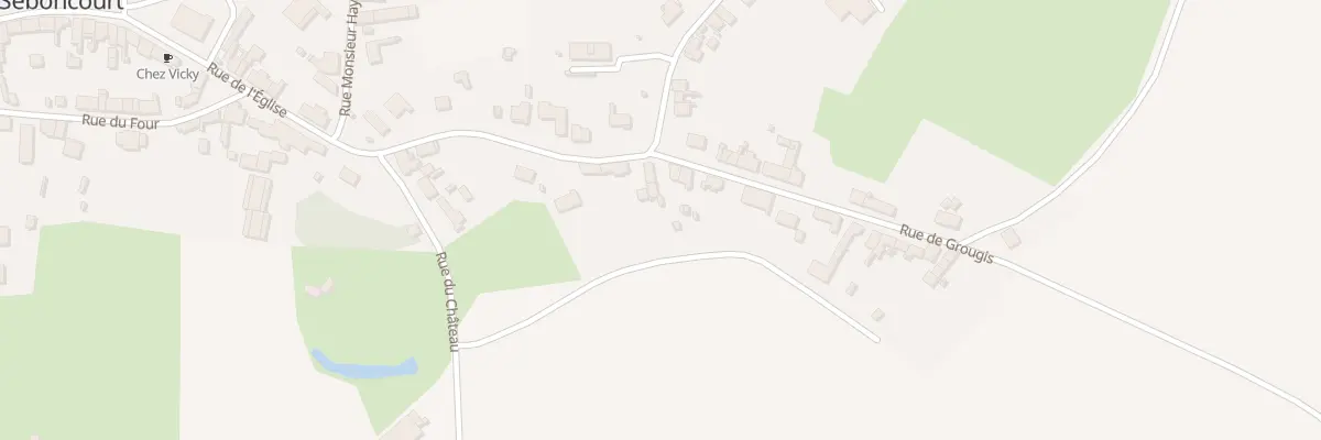 Plan du 10 Rue de la Vallée à Seboncourt