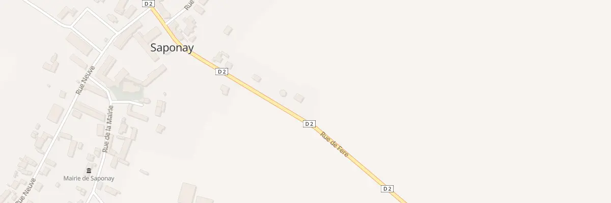 Plan du 2 Rue de Fere à Saponay