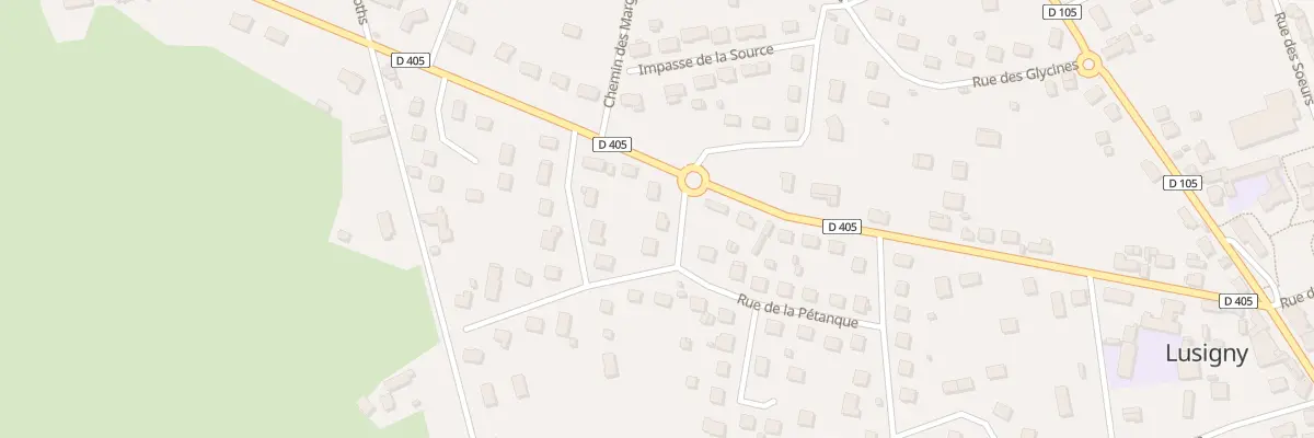 Plan du 12 Rue de la Pétanque à Lusigny