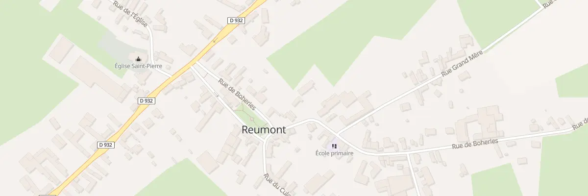 Plan du 18 Rue de Bohéries à Reumont