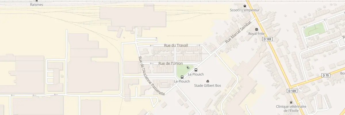 Plan du 14 Rue de l’Union à Raismes