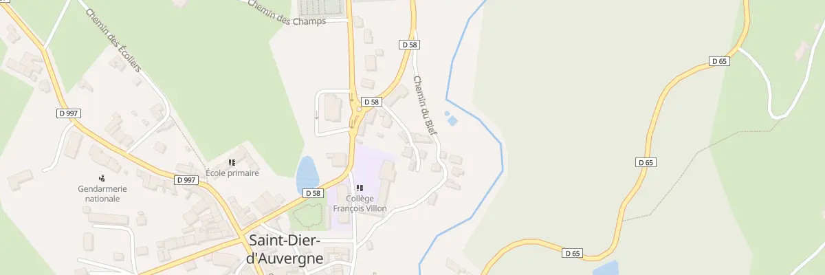 Plan du 4 Che de l’Amitié à Saint-Dier-d’Auvergne