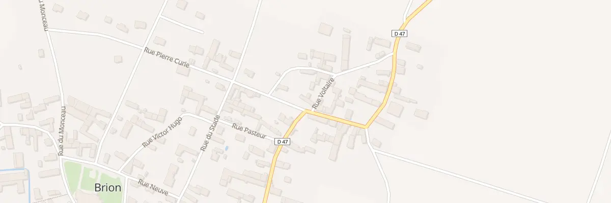 Plan du 2 Rue Pierre Curie à Brion