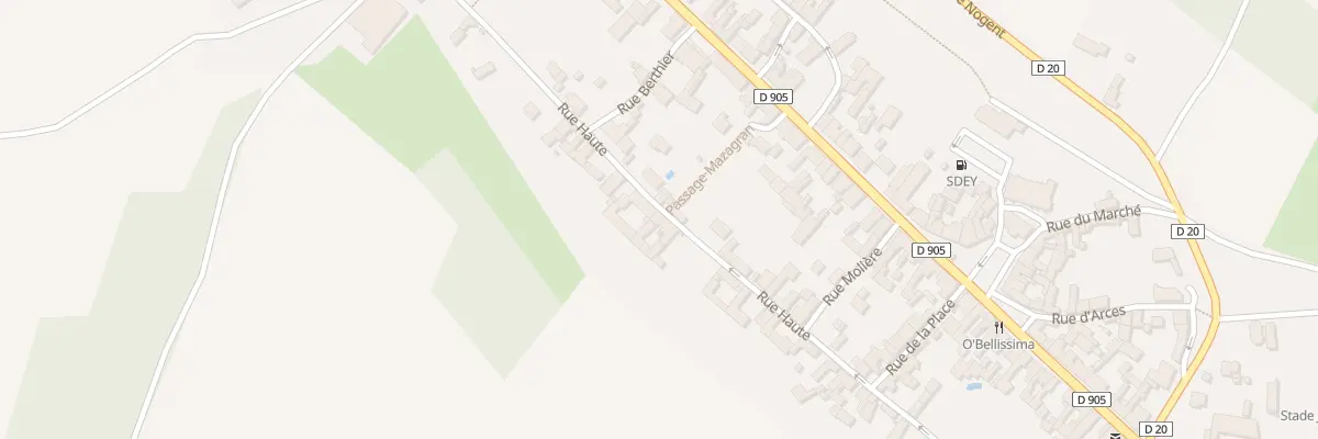 Plan du 41 Rue Haute à Cerisiers
