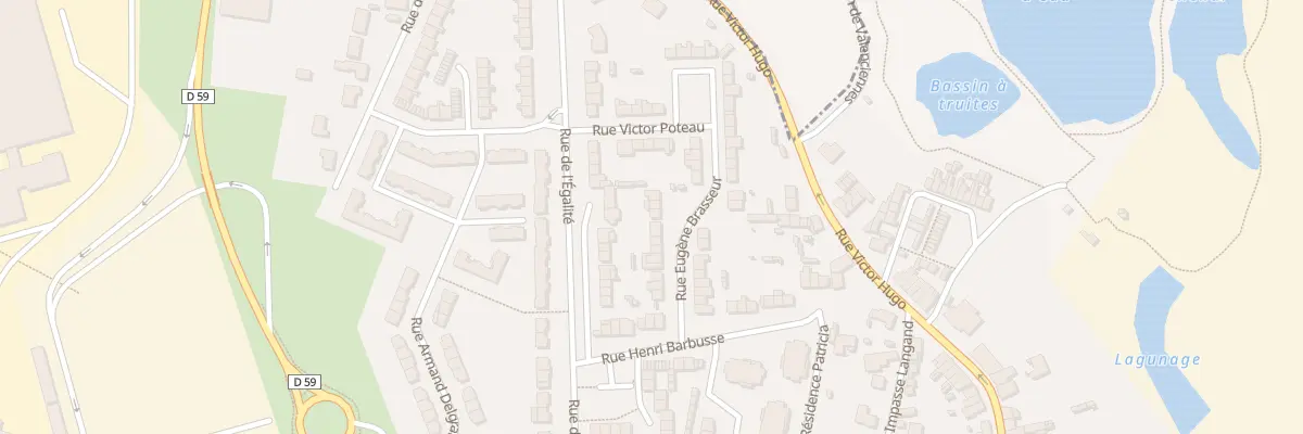 Plan du 15 Rue Eugene Brasseur à Trith-Saint-Léger