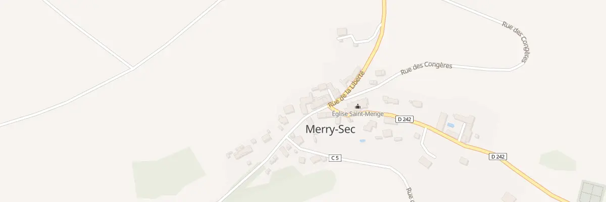 Plan du 40 Rue de la Liberté à Merry-Sec