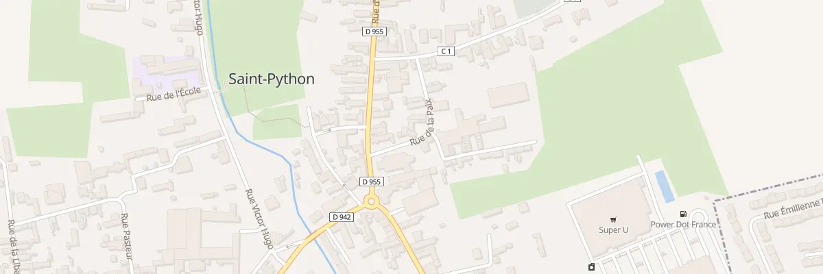 Plan du 3 Rue de la Paix à Saint-Python