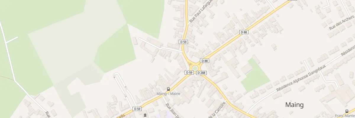 Plan du 13 Rue Anatole France à Maing