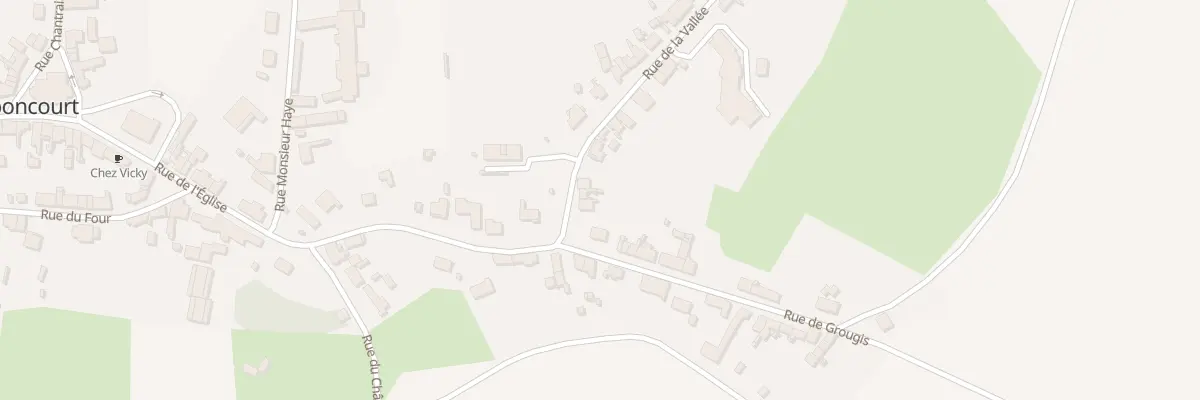 Plan du 14 Rue de la Vallée à Seboncourt