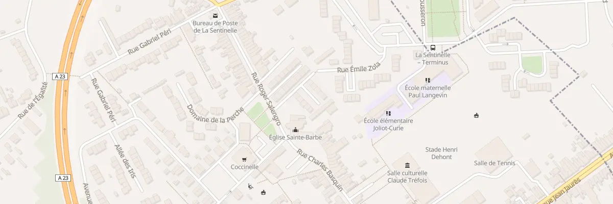 Plan du 17 Rue du Cateau à La Sentinelle