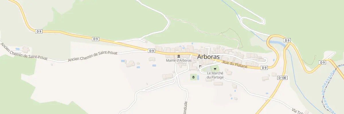 Plan du 7 Rue de la Forge à Arboras