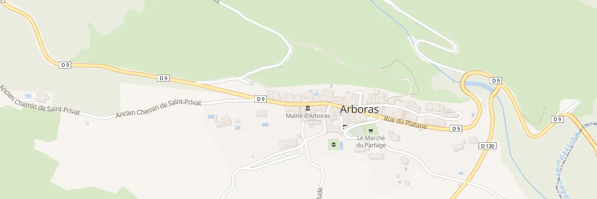 Plan du 12 Rue de la Forge à Arboras
