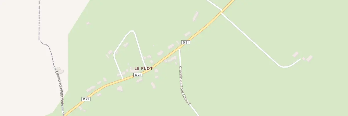 Plan du 1 Village Le Plot à Treteau