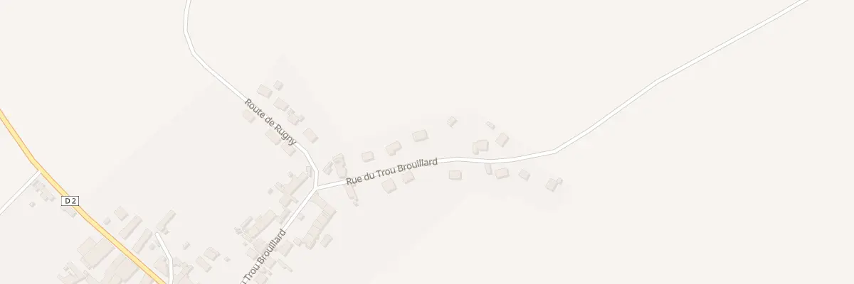 Plan du 29 Rue du Trou Brouillard à Saponay