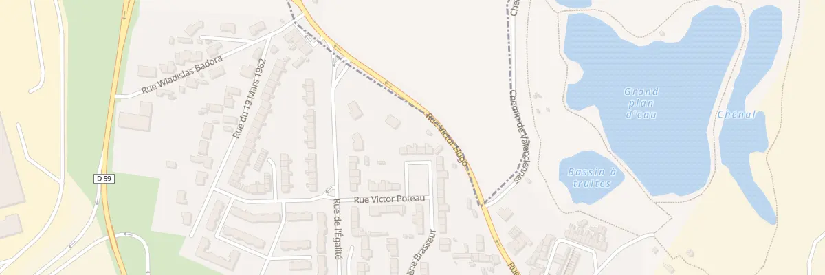 Plan du 46 Rue Eugene Brasseur à Trith-Saint-Léger