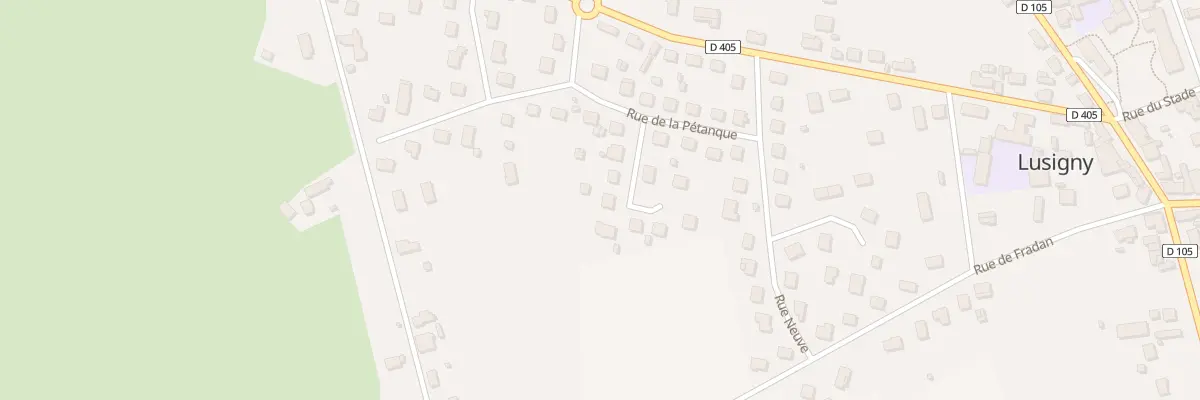 Plan du 4 Imp des Goths à Lusigny