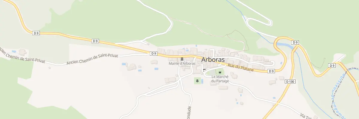Plan du 1 Rue Cope Camba à Arboras
