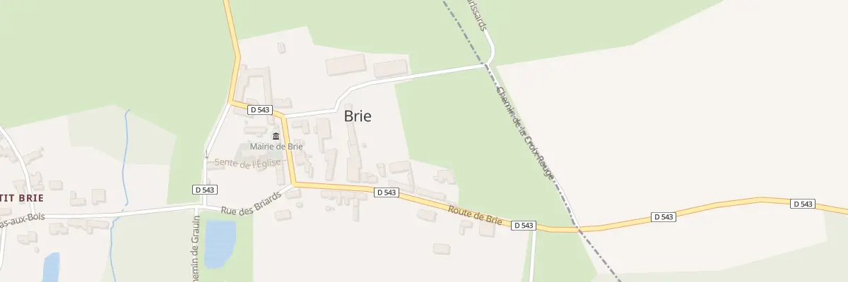 Plan du 19 Rue des Briards à Brie