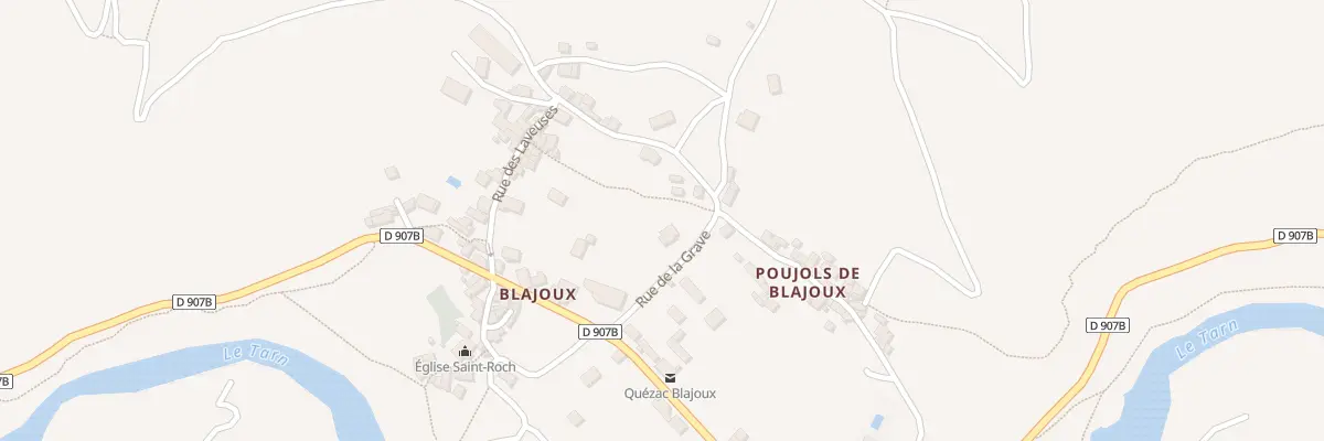 Plan du 5425 Blajoux à Gorges du Tarn Causses