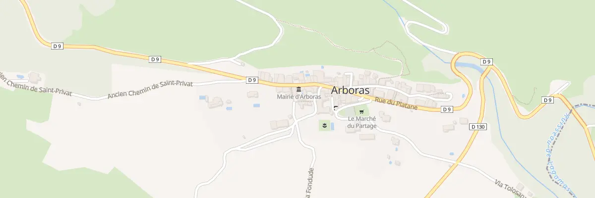 Plan du 3 Rue Cope Camba à Arboras