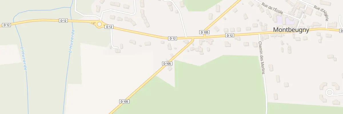 Plan du 2 Rue de la Dierne à Montbeugny