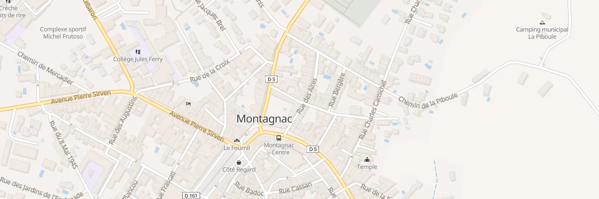 Plan du 3 Rue des Tuileries à Montagnac