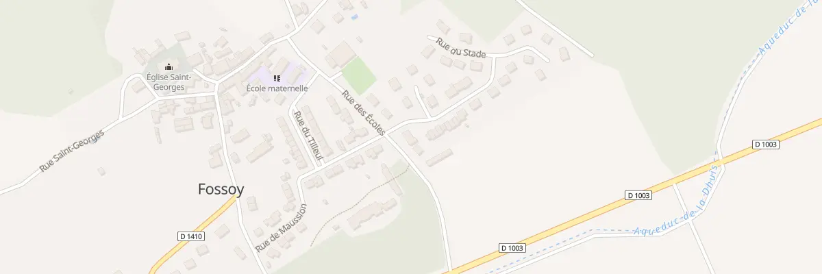 Plan du 6 Rue des Ecoles à Fossoy
