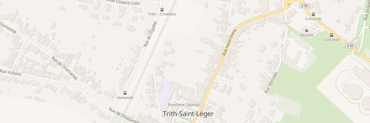 Plan du 25 Rue Henri Durre à Trith-Saint-Léger