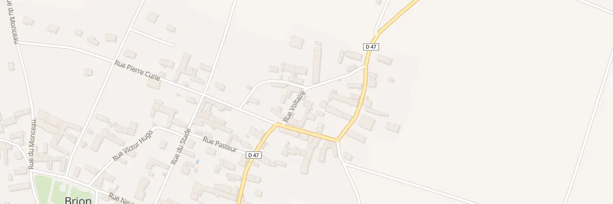 Plan du 2 Rue Voltaire à Brion