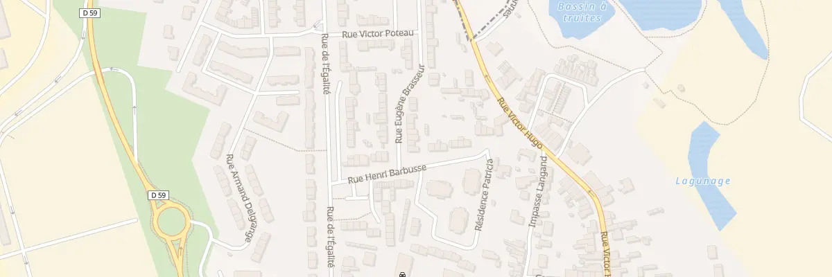 Plan du 6 Rue Eugene Brasseur à Trith-Saint-Léger