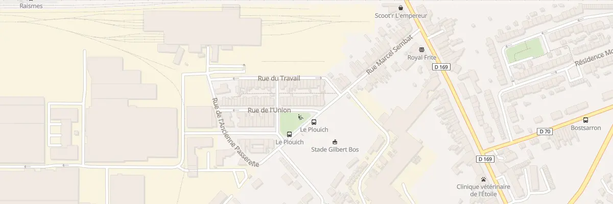 Plan du 6 Rue de l’Union à Raismes