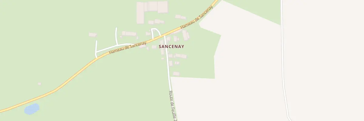 Plan du 7 Rte de Feuille à Sancenay à Saint-Révérien