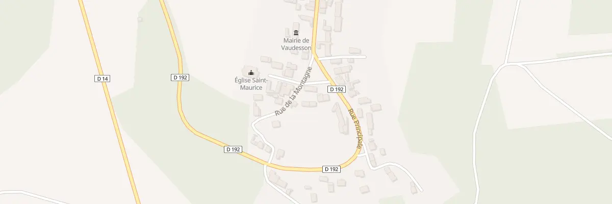 Plan du 3 Rue de la Montagne à Vaudesson